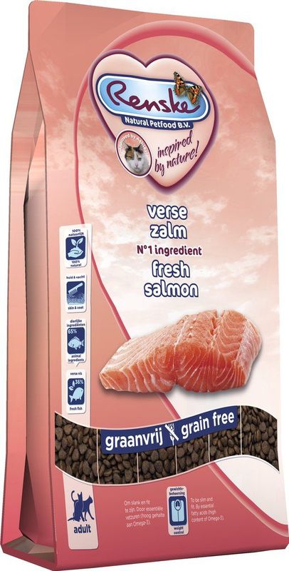 Renske - Super Premium - Kattenvoer - Zalm - 6 kg