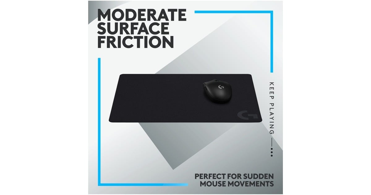 LogitechG640 Large stoffen Gaming muismat  (Zwart)