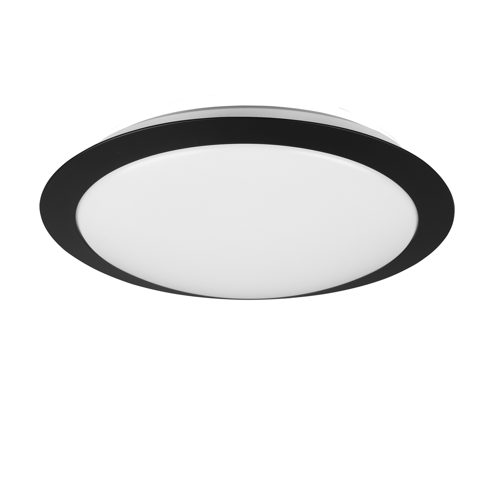 LED-Badleuchte - weiß-schwarz - Ø 29 cm