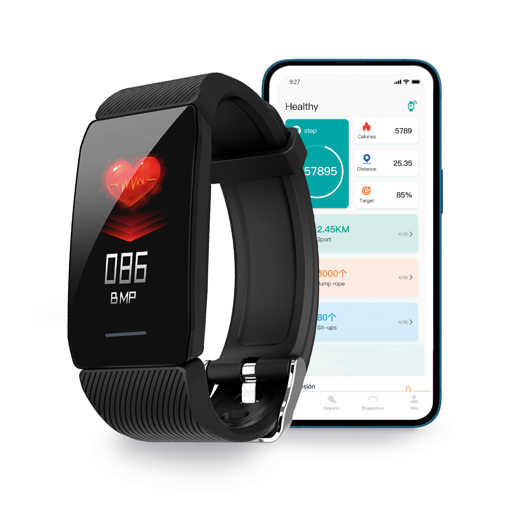 Pulseira de atividades de RH