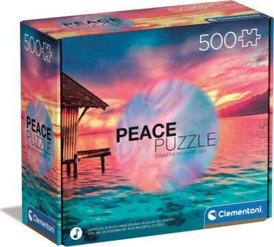 Clementoni Puslespil - Living In The Present - Peace - 500 Brikker