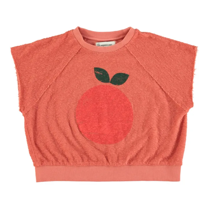 Piupiuchick Sweat Sans Manches Eponge Pomme  | Terracotta