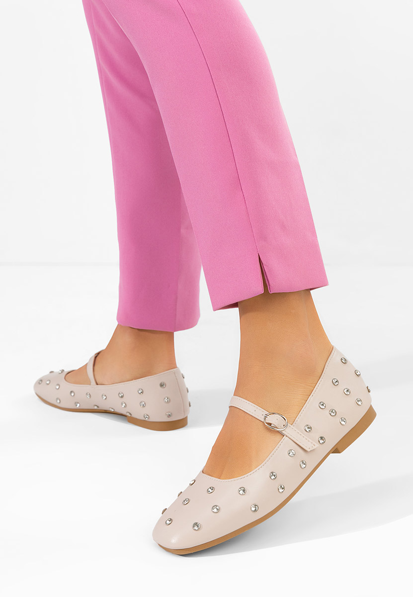 Ballerines à bride beige Anirra