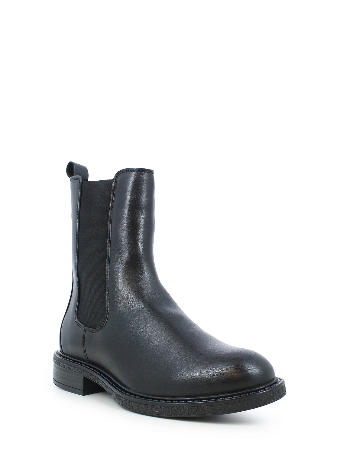 Emma Chelsea Black Leather