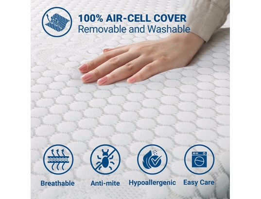 THE WHITE STONE - Sur matelas Surmatelas memory foam orthopédique pour lit simple 70x190