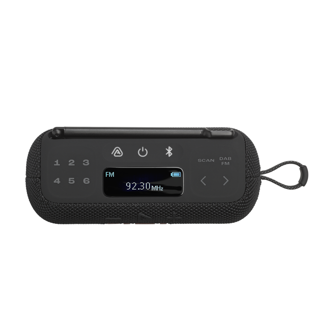 Tuner 3 Portabler Radio UKW/DAB  Lautsprecher mit Bluetooth 5.3 (JBLTUNER3BLK) - Schwarz