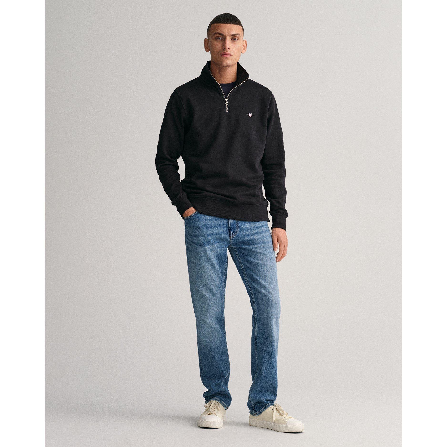 Gant Shield Half Zip Sweatshirt