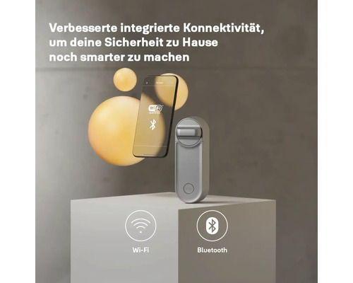 Linus 2 - Slim deurslot, zilver