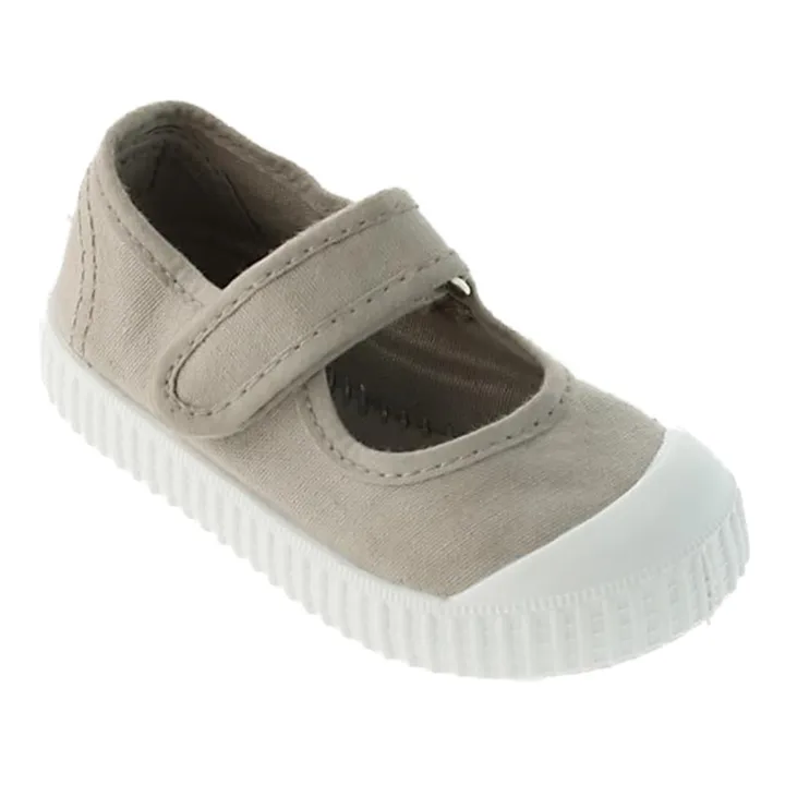 Victoria Baskets Scratchs Mercedes Tira Lona | Gris clair