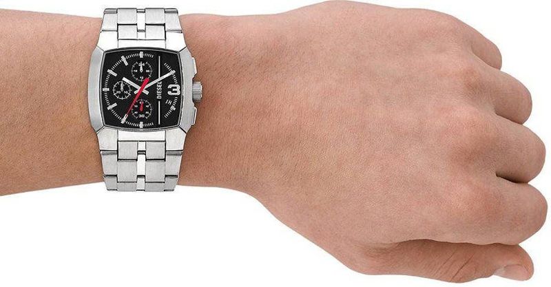 Diesel - Cliffhanger - Horloge - Zwart - Roestvrij Staal