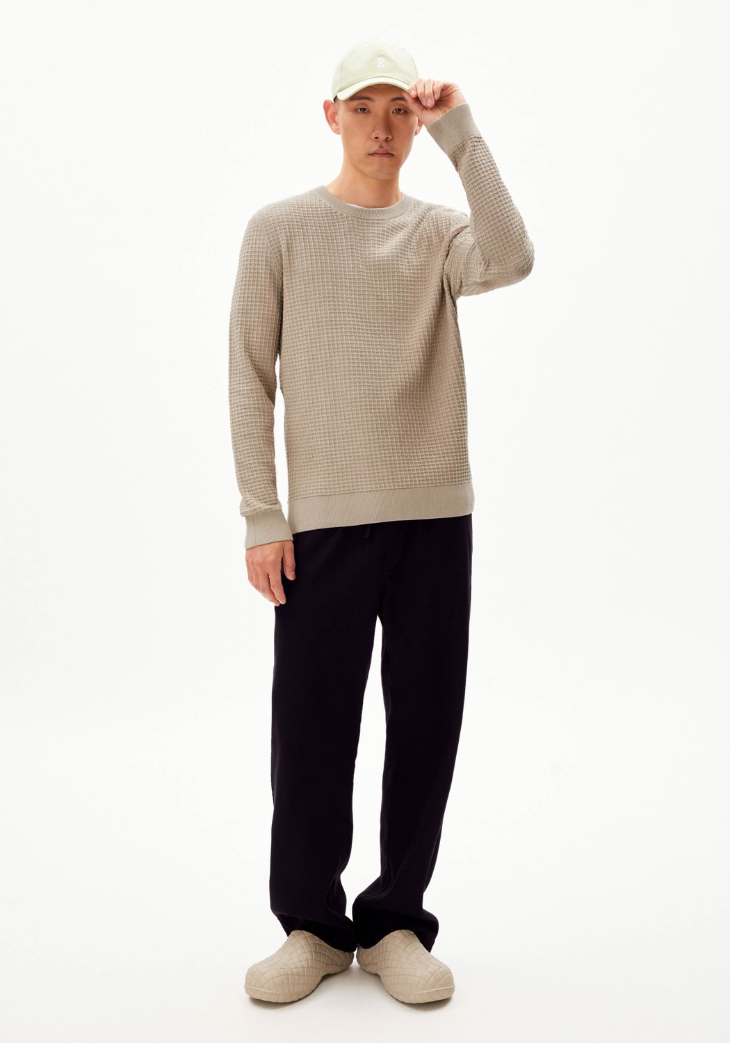 Armedangels Strickpullover Graanmo Sand Stone