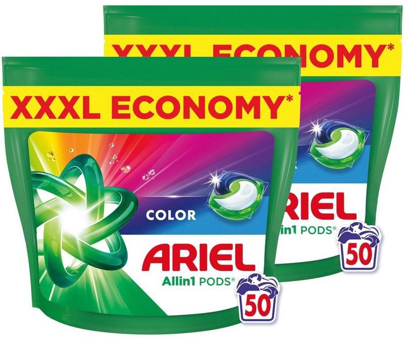 Ariel - All-in-1 Pods - Wasmiddel - Kleur - 100 Wasbeurten