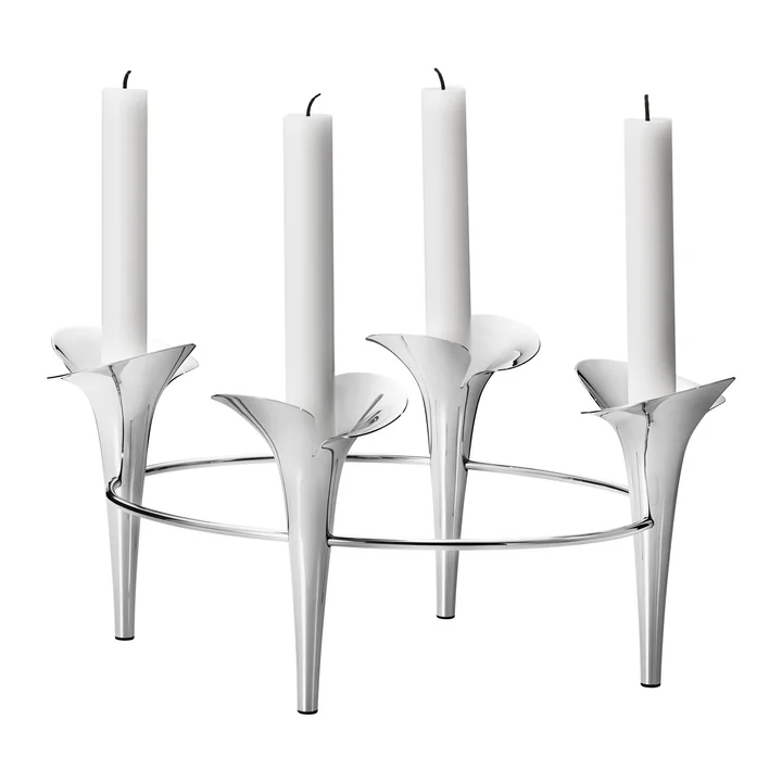 Georg Jensen - Bloom Botanica Kerzenhalter, Edelstahl