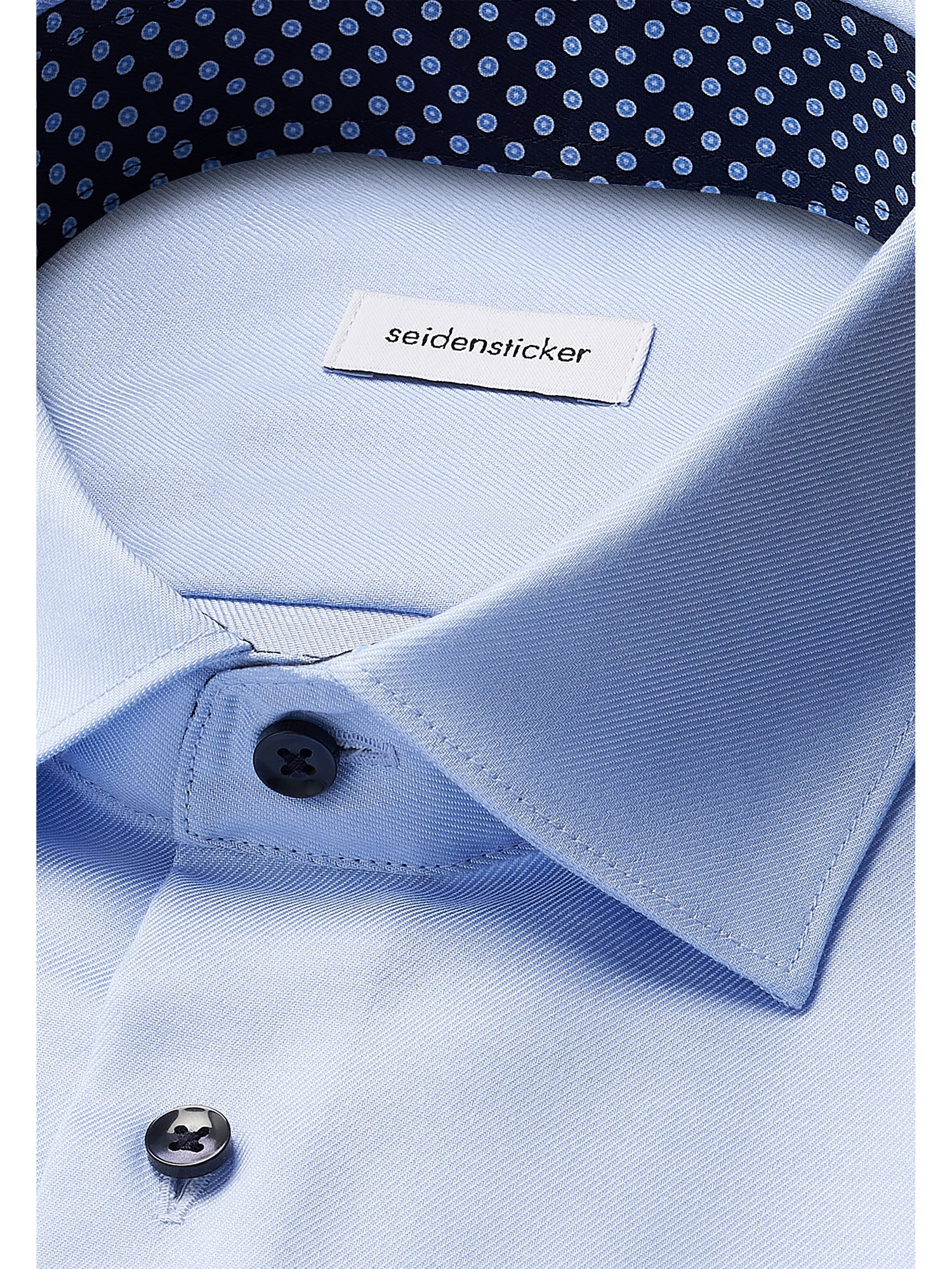 seidensticker Businesshemd »Schwarze Rose«, Slim 1/1 Kentkragen Uni