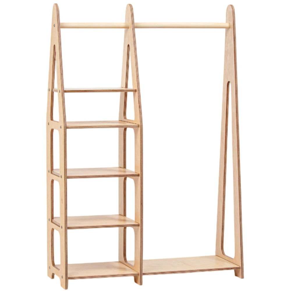 Køb Duck Woodworks Børnegarderobe u. Skuffer Natural