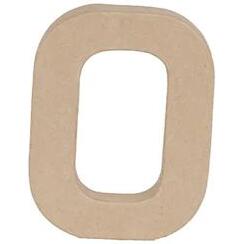 Lettre O kraft 20cm - Kraft