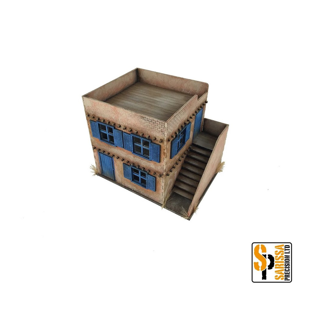 Old West: Adobe Two-Storey House