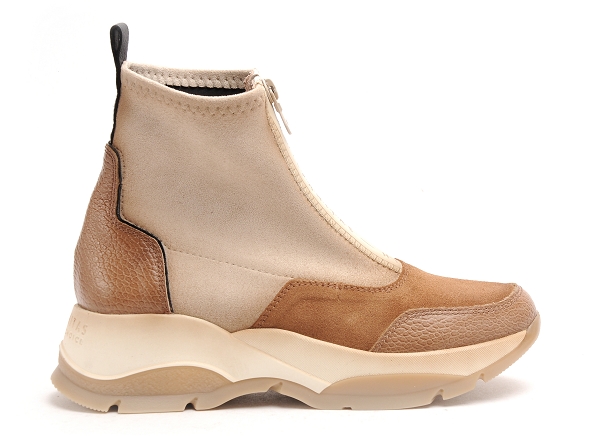 Hispanitas boots bottine plates femme hi222202 beige