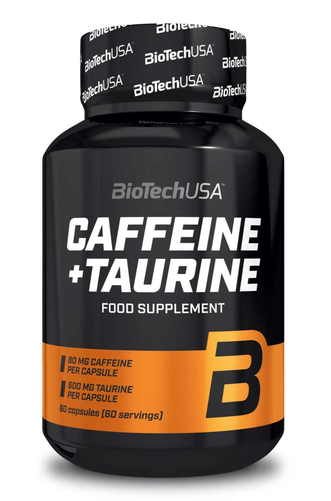 Biotech USA Cafeína + Taurina 60 cápsulas