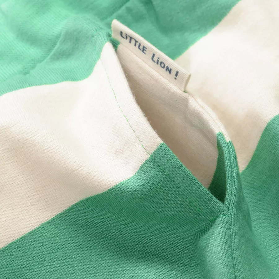 Staccato Sweatbermudas emerald gestreift