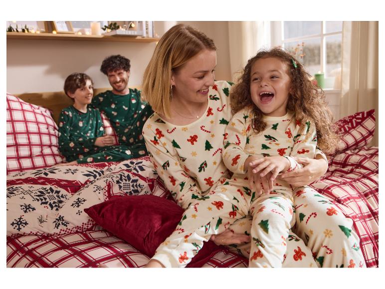Velours dames kerstpyjama