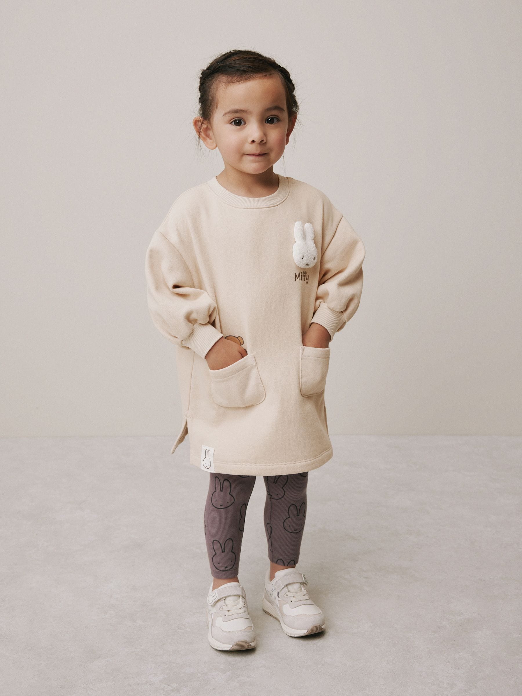 Crème - Miffy Sweat Dress & Leggings Set (3mths-7yrs)