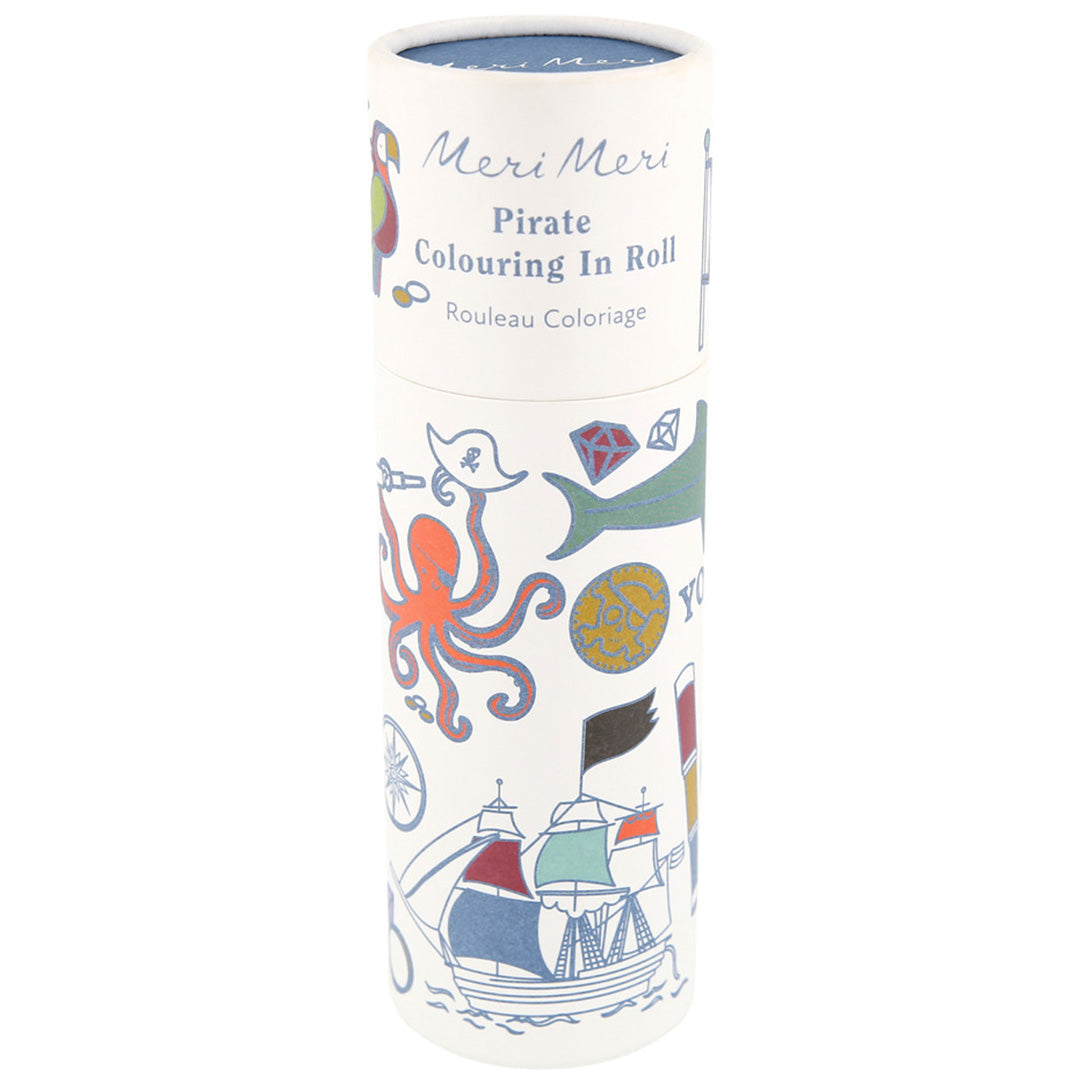 Meri meri kleurplaatrol pirate
