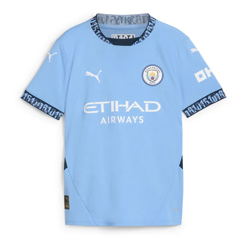 Puma Manchester City FC Heim Junior-Kurzarm-T-Shirt