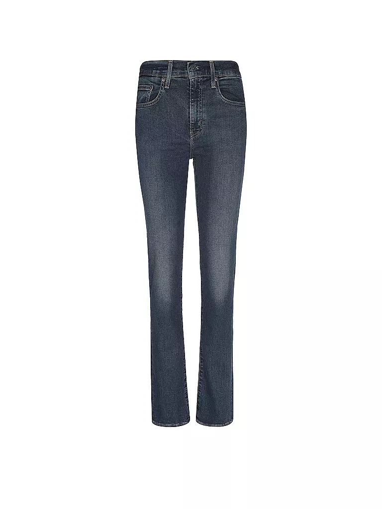 LEVI'S® Jeans Straight Fit HIGH RISE 724 dunkelblau