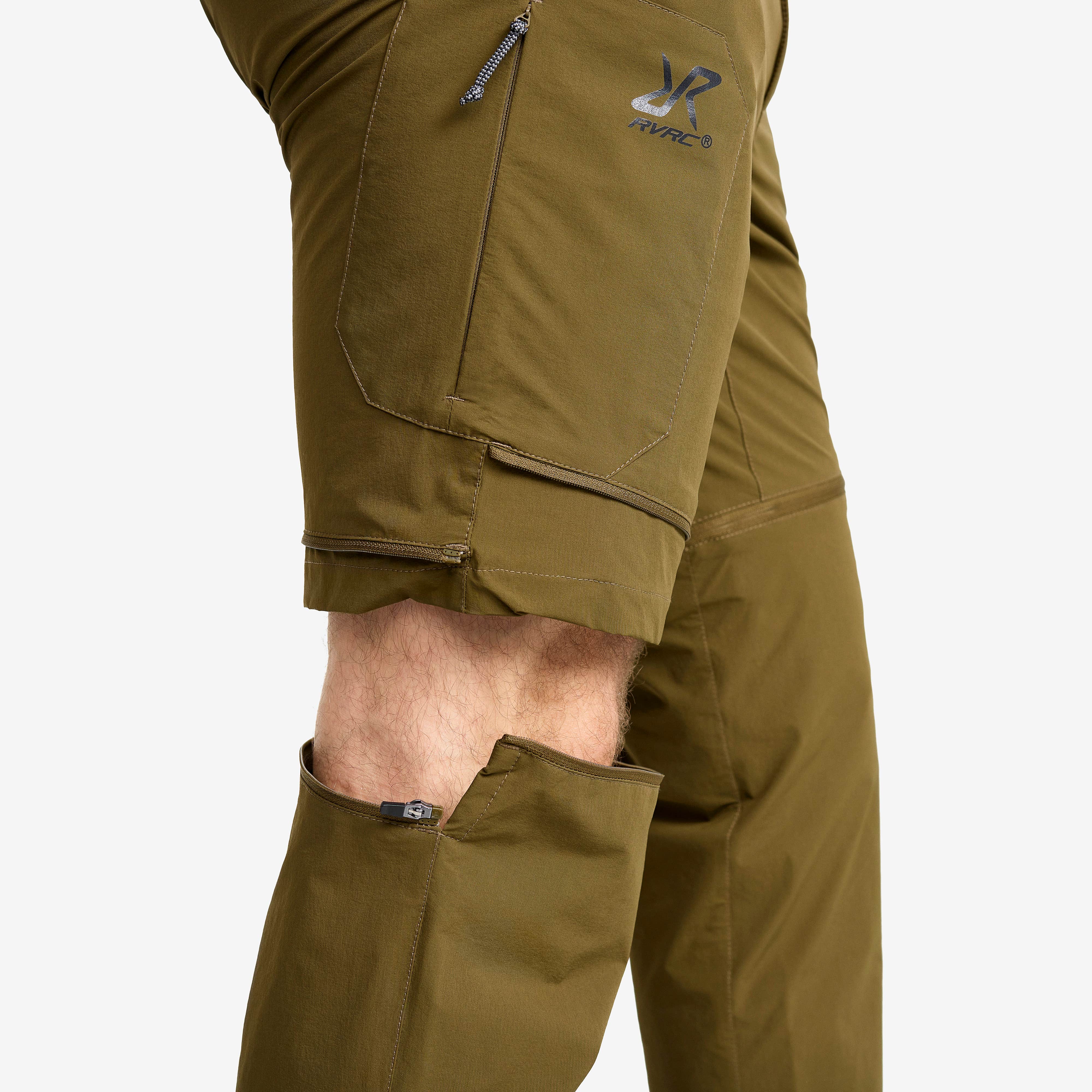 Elevate Hiking Zip-off Pants Herre Dark Olive