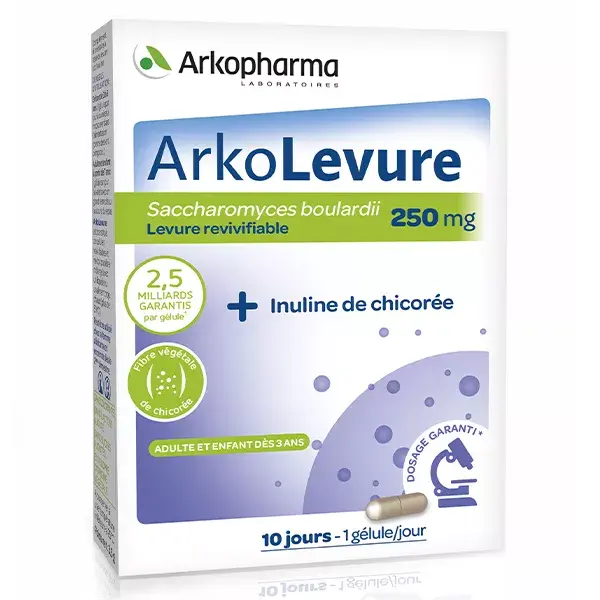 Arkopharma Arkolevure 10 cápsulas