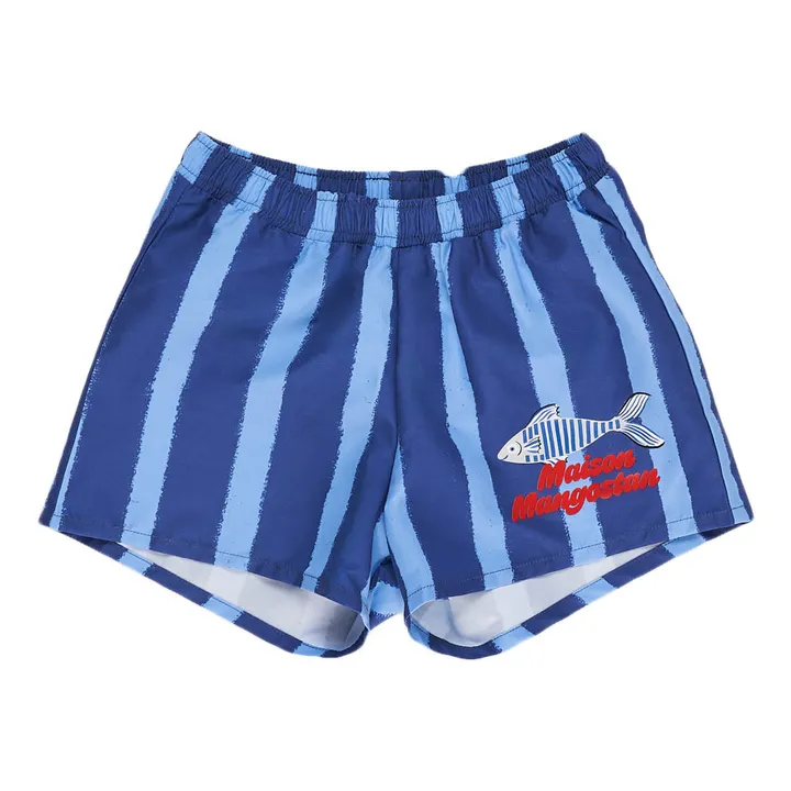 Maison Mangostan Short de Bain Anchovies | Bleu marine