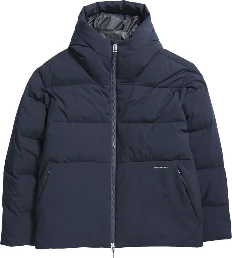 Norse Projects Asger 2. 0 Down Jacket Blå