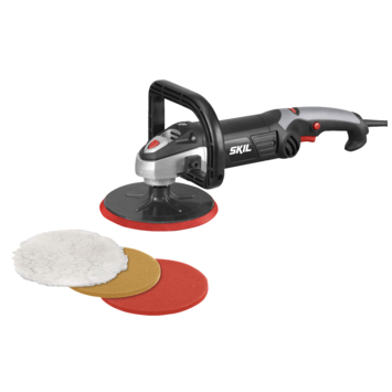 SKIL polijstmachine (poetsmachine) 1144AA 1200W 180mm   3x polijstschijf