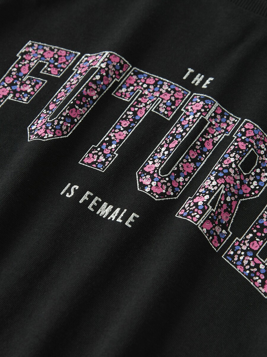 DÊ UM NOME A ISSO<br>Camiseta de manga comprida com texto