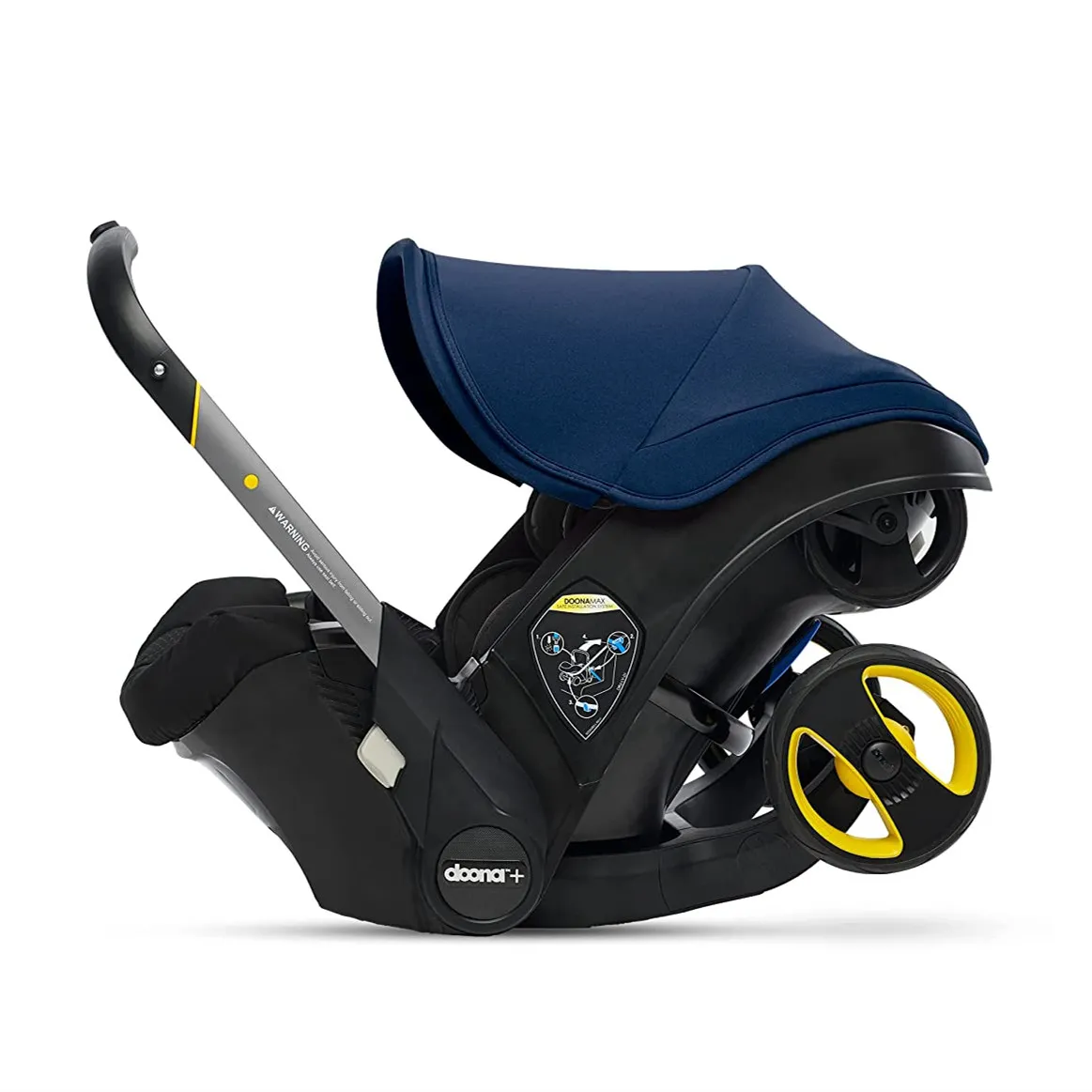 Doona Infant Car Seat & Latch Base - Car Seat to Stroller in Seconds - Royal Blue, US Version