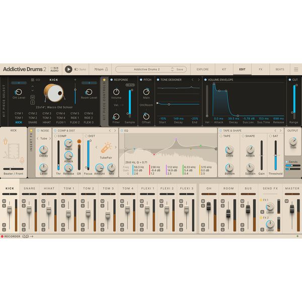 XLN Audio Addictive Drums 2 Custom XL