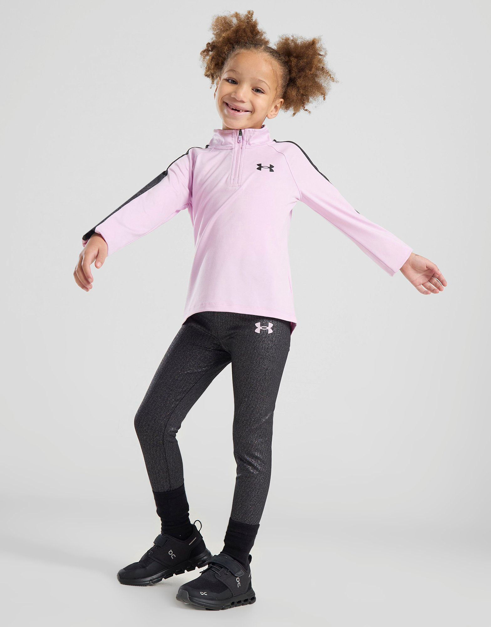 Under Armour Ensemble Top/Legging Glitter Enfant