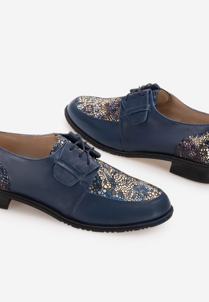 Chaussures derby en cuir multicolores Vogue