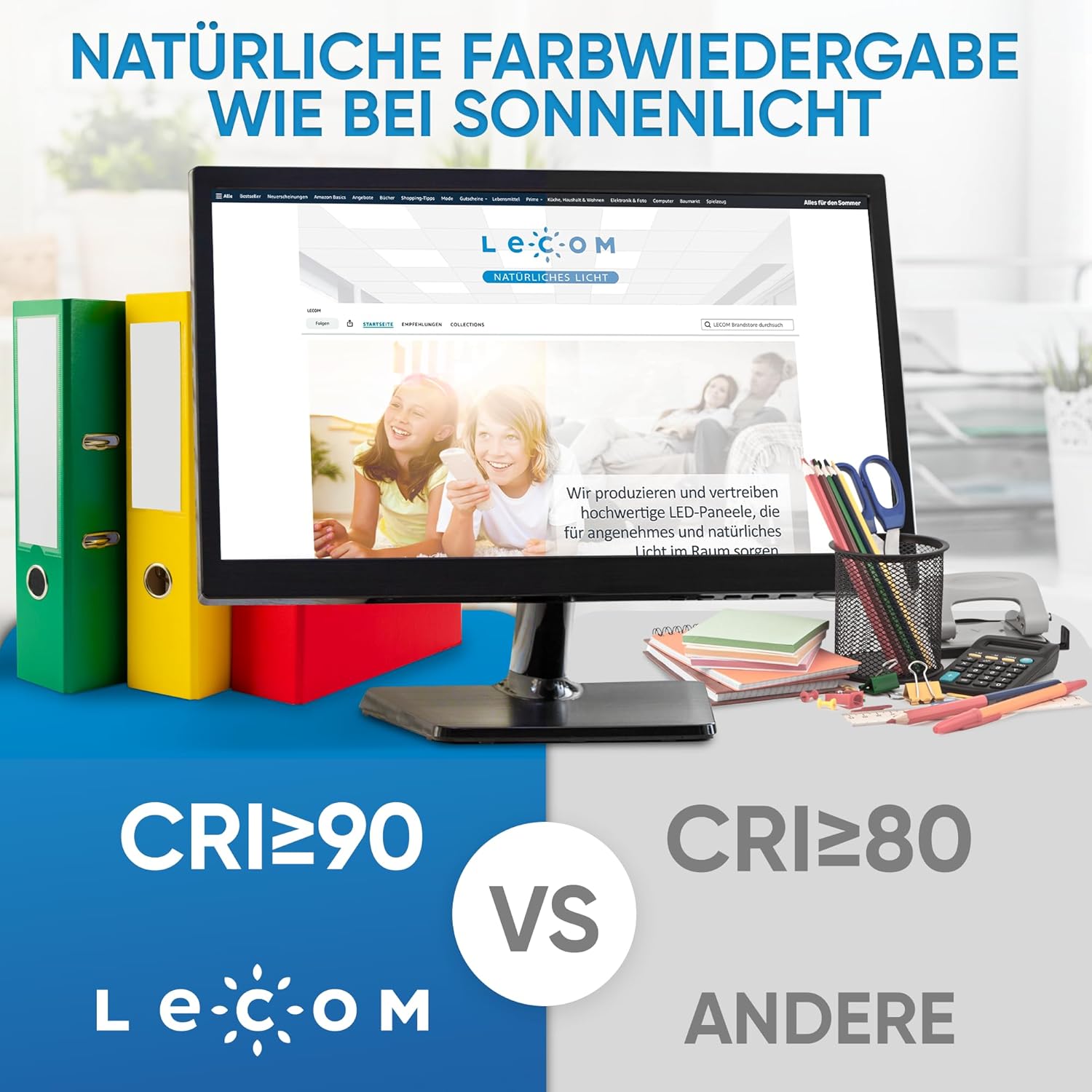LED Panel 120x60Dimmbar - Deckenleuchte 60W mit Fernbedienung CCT CRI90 Flach Einbauleuchte für Rasterdecke Odenwalddecke Rechteckig