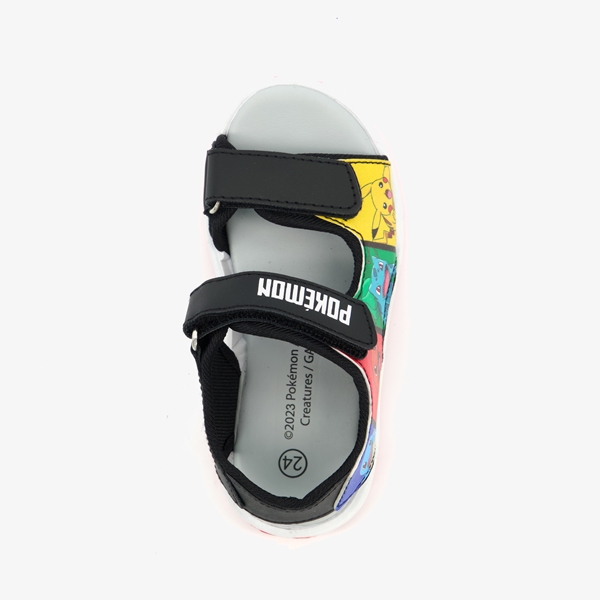 Pokémon kinder sandalen rood/zwart