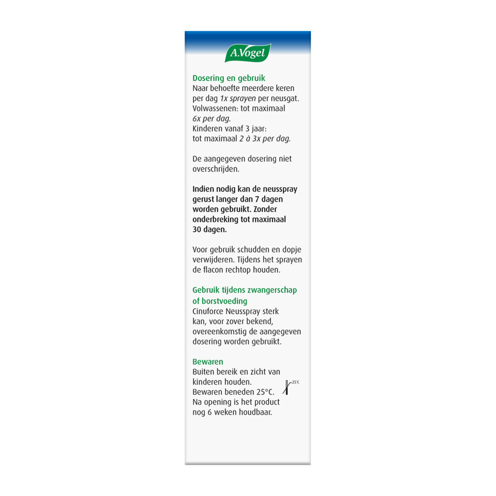 A.Vogel Cinuforce Neusspray Sterk20 ml