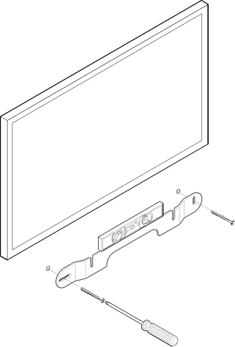 Fixation murale pour Sonos Ray Supports pour enceintes
