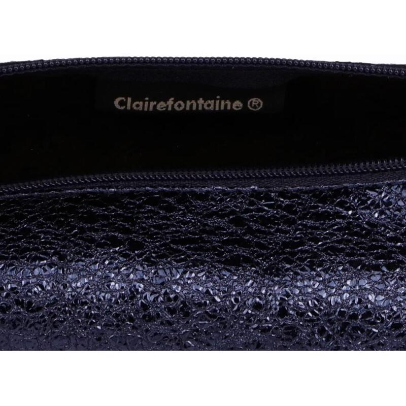 Trousse Clairefontaine Céleste en cuir