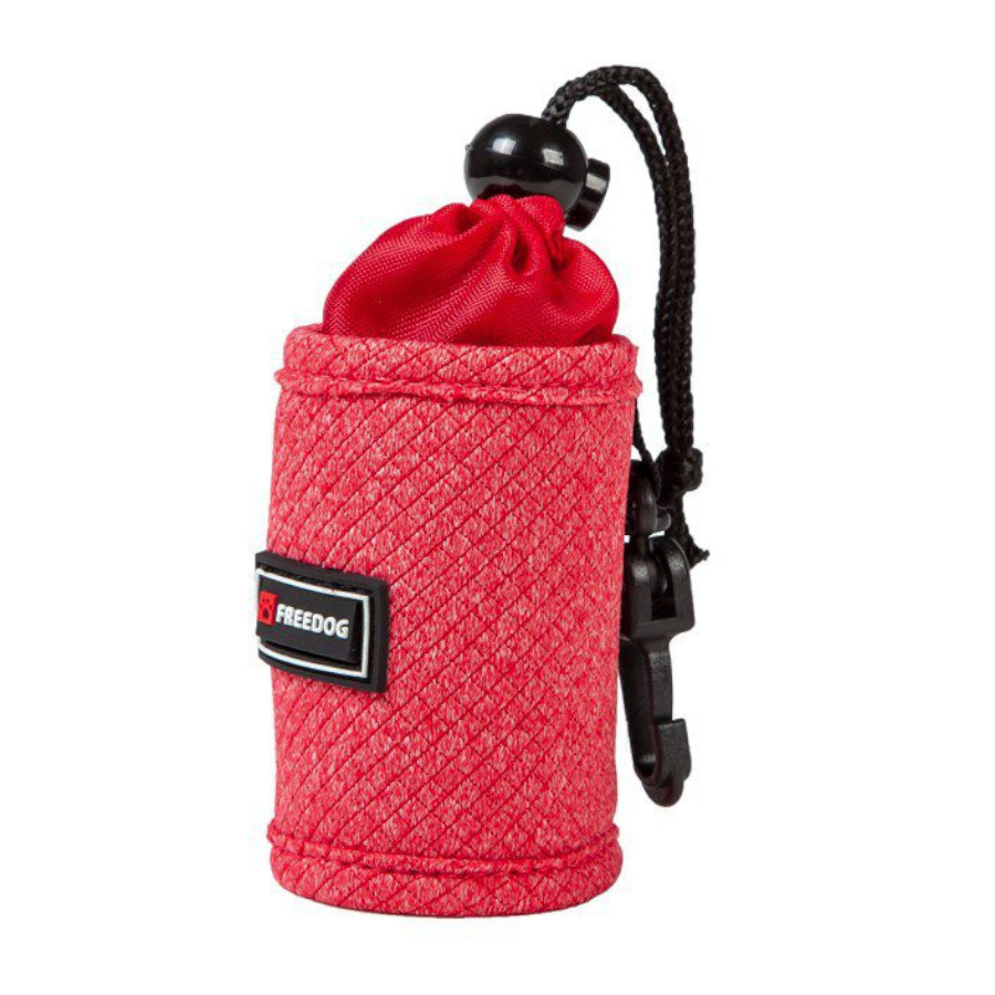 Porta-sacos para fezes de cachorro Freedog Shiva Red