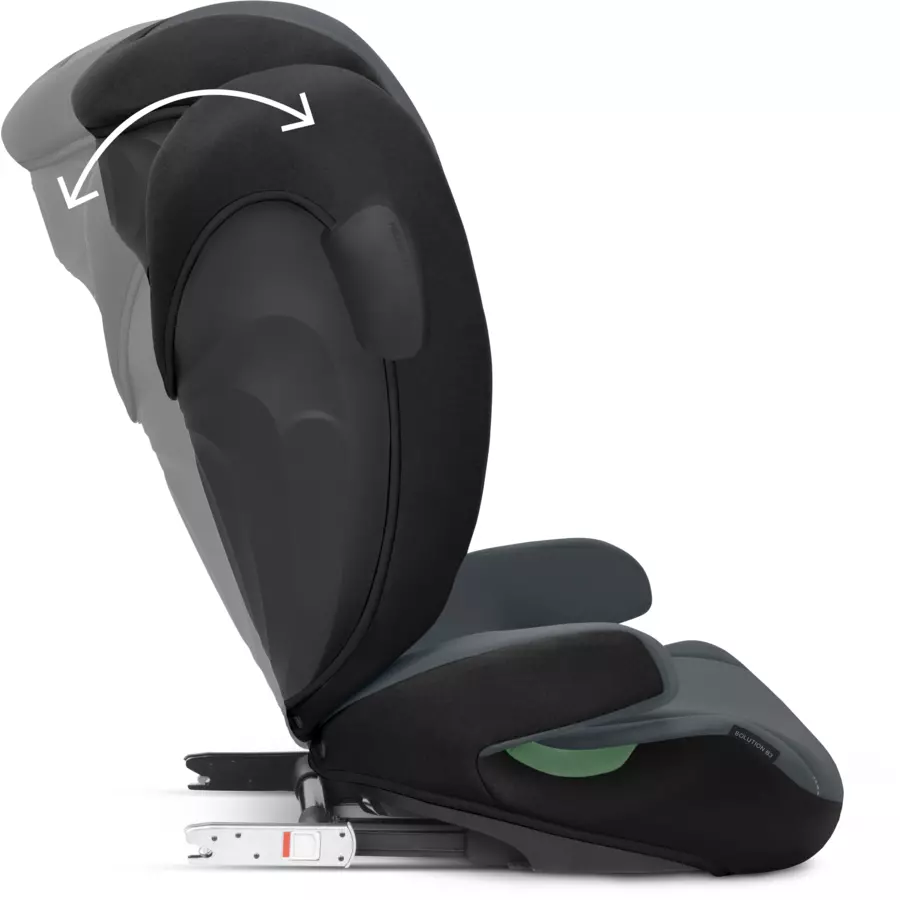 cybex Silver Kindersitz Solution B3 I-Fix Steel Grey
