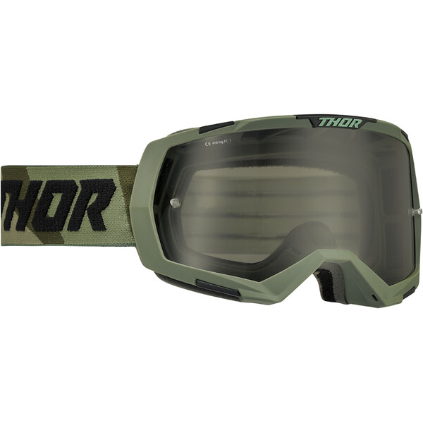 Thor Motocross - Masque Regiment Kaki / Noir / Fumé