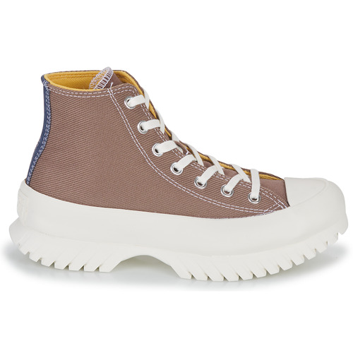 Converse - CHUCK TAYLOR ALL STAR LUGGED 2.0 PLATFORM DENIM FASHION HI - Marron / Jaune