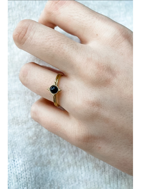 Bague Dorée Gertrude - Mile Mila