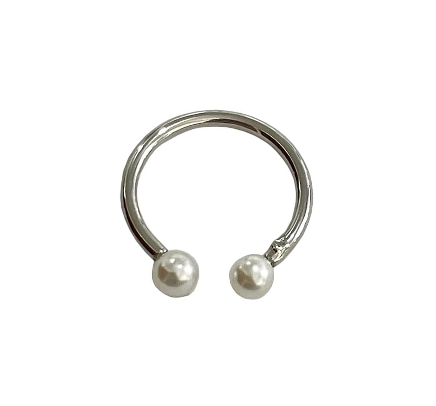 Gemsha - Open ring met imitatieparels